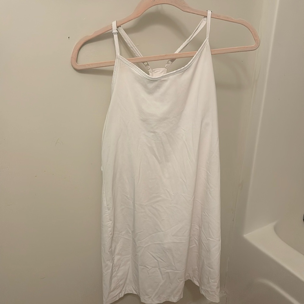 White exercise dress